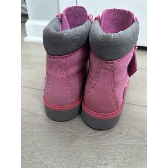 Timberland 6 inch premium boots pink waterproof women’s boots size 5 - Picture 4 of 7
